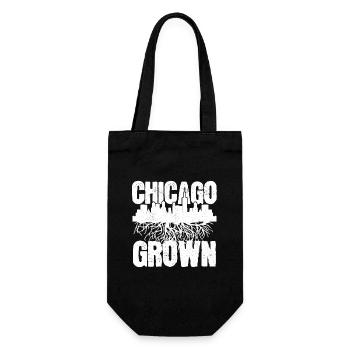 Chicago Illinois Souvenir Gift - Gift Bag for Bottles - black - Front