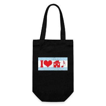 Chicago Illinois Souvenir Gift - Gift Bag for Bottles - black - Front