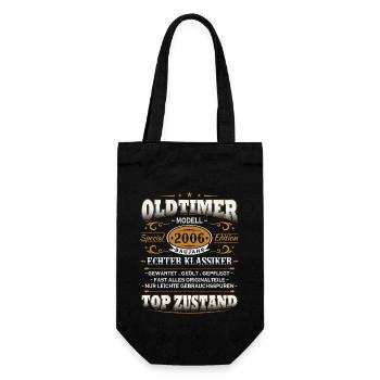 Vintage Car Year 2006 Vintage Birthday Gift - Gift Bag for Bottles - black - Front