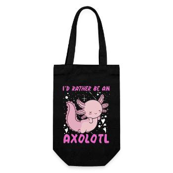 Je préfère être un axolotl - Sac à bouteille - noir - Devant