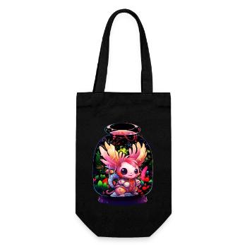 axolotl - Sac à bouteille - noir - Devant
