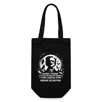 Edgar Allan Poe Fan, littérature classique, - Sac à bouteille - noir - Devant