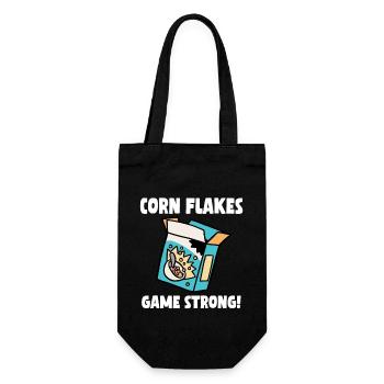 Corn Flakes Game Strong - Gift Bag for Bottles - black - Front