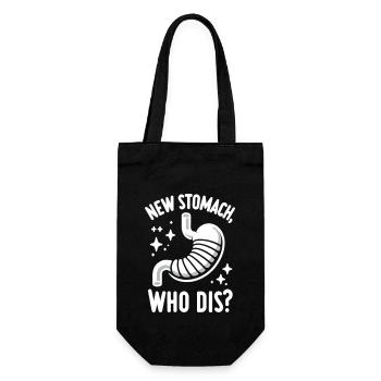Gastric sleeve, gastric sleeve, gastrectomy, gastrectomy - Gift Bag for Bottles - black - Front