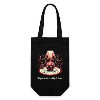 Red Light Therapy Low-level laser therapy for the - Gift Bag for Bottles - black - Front