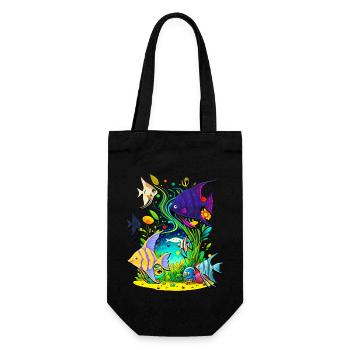 Angelfish - Sac à bouteille - noir - Devant