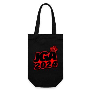 Bachelor party 2024 bachelor party - Gift Bag for Bottles - black - Front