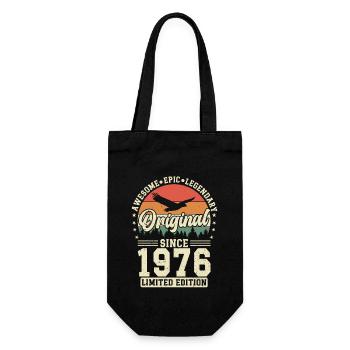 Original depuis 1976 tout simplement le meilleur 40e anniversaire - Sac à bouteille - noir - Devant