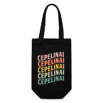 Cepelinai - Gift Bag for Bottles - black - Front
