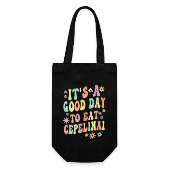 Cepelinai Proverb - Gift Bag for Bottles - black - Front