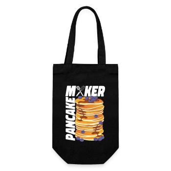 Pancake Lover Kids Pancake Maker - Gift Bag for Bottles - black - Front