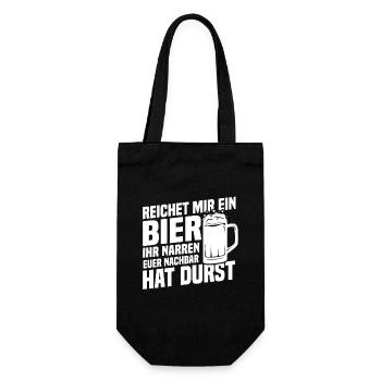 Donne-moi une bière, le voisin a soif - Sac à bouteille - noir - Devant
