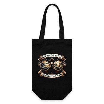 Cadeau pour les amoureux des livres avec - Sac à bouteille - noir - Devant