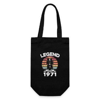 1971 anniversaire légende depuis le coucher du soleil Teddy - Sac à bouteille - noir - Devant