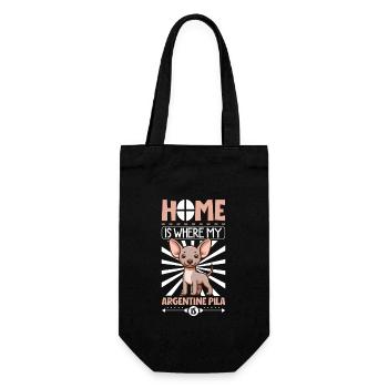 Home - Argentine Pila - Gift Bag for Bottles - black - Front