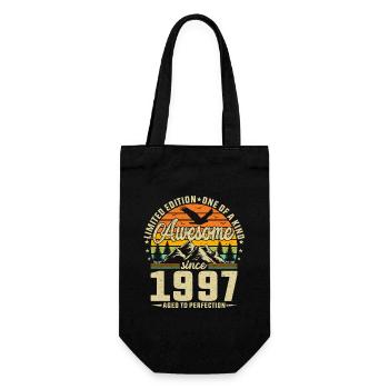 Vintage 1997 Legends - Gift Bag for Bottles - black - Front