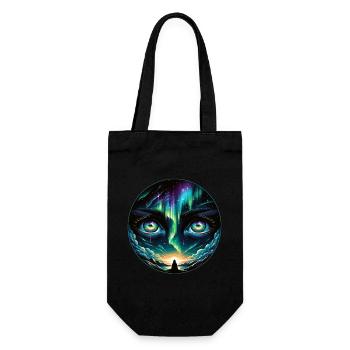 Aurora Aurora Tracker Alaska Wilderness - Gift Bag for Bottles - black - Front