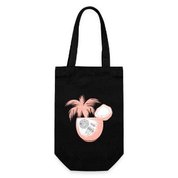 Vacation Holiday - Gift Bag for Bottles - black - Front