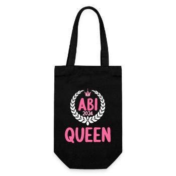 Abitur Young Girls Abi Abitur 2024 - Gift Bag for Bottles - black - Front