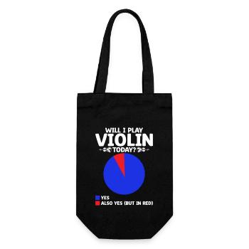 Vais-je jouer du violon aujourd’hui Violoniste violoniste Violini - Sac à bouteille - noir - Devant