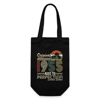 Vintage légende 1955 anniversaire Tee - Sac à bouteille - noir - Devant