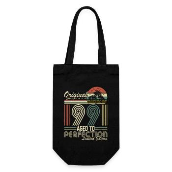 Vintage 1991 Legends Tee - Geschenkbeutel für Flaschen - Schwarz - Vorne