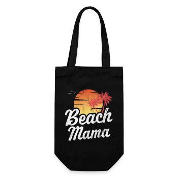 Maman de plage - Sac à bouteille - noir - Devant