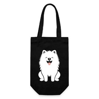 Samoyède - Sac à bouteille - noir - Devant