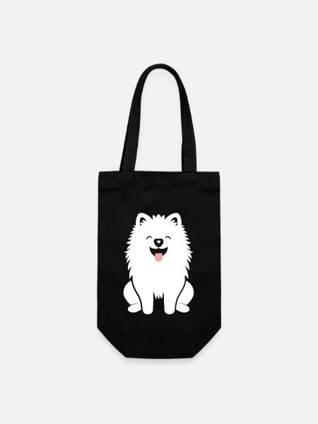 Samojede - Geschenkbeutel für Flaschen - Schwarz
