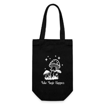 Magie, Wicca, Champignons, Occulte, Gothique, Manifester - Sac à bouteille - noir - Devant