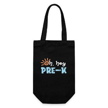 Preschool Teacher Funny Teacher Elementary School - Gift Bag for Bottles - black - Front