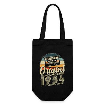 Original Since 1954 Vintage Birthday Gift - Gift Bag for Bottles - black - Front