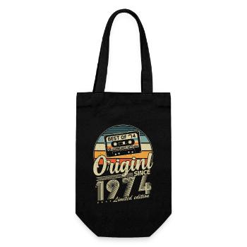 Original depuis 1974 Vintage cadeau d’anniversaire - Sac à bouteille - noir - Devant