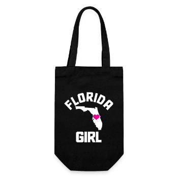 Floride fille Souvenir États-Unis Amérique - Sac à bouteille - noir - Devant