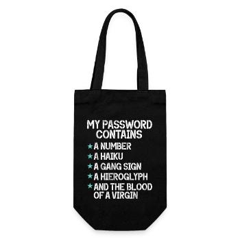 Piratage informatique en cybersécurité - Sac à bouteille - noir - Devant