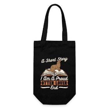 Otter Lover : Une nouvelle Je suis le bien-être animal - Sac à bouteille - noir - Devant