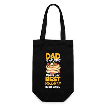 Amoureux des crêpes Enfants Papa Papa Est Mon - Sac à bouteille - noir - Devant