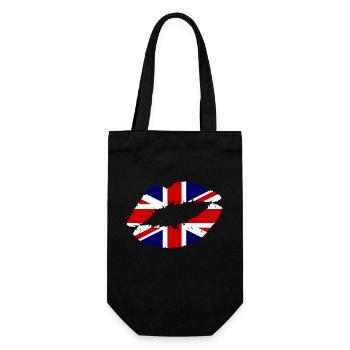 London England UK Souvenir Gift - Gift Bag for Bottles - black - Front