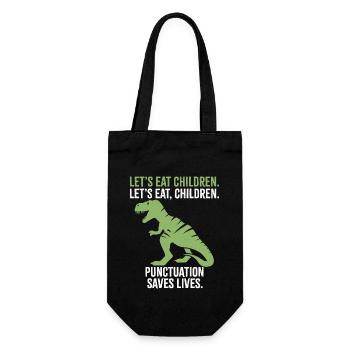 Let's Eat Children - Gift Bag for Bottles - black - Front