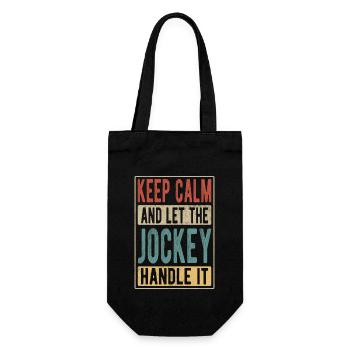 Jockey Retro Gift - Gift Bag for Bottles - black - Front