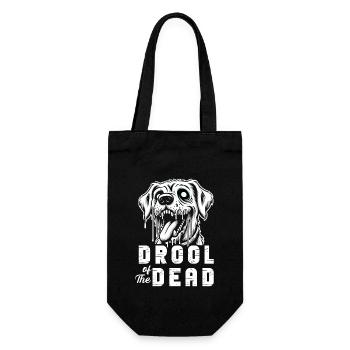 Chien d'horreur Halloween Spooky Dog Lover Chien gothique - Sac à bouteille - noir - Devant