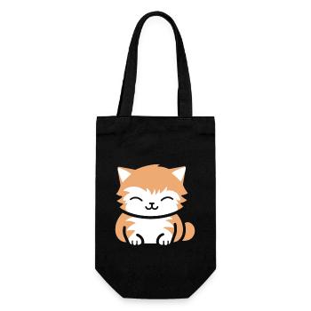 Bébé chat - Sac à bouteille - noir - Devant