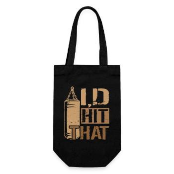J’avais frappé cette boxe - Sac à bouteille - noir - Devant