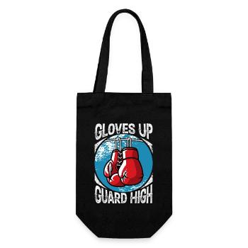 Handschuhe Up Guard High Boxing - Geschenkbeutel für Flaschen - Schwarz - Vorne