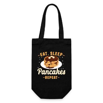 Amateur de crêpes Les enfants dorment - Sac à bouteille - noir - Devant