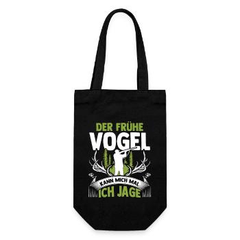 Hunting Hunting Deer Hunting Wild Boar Hunting Hunter - Gift Bag for Bottles - black - Front