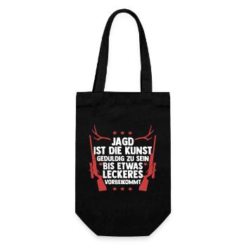 Hunting Hunting Deer Hunting Wild Boar Hunting Hunter - Gift Bag for Bottles - black - Front