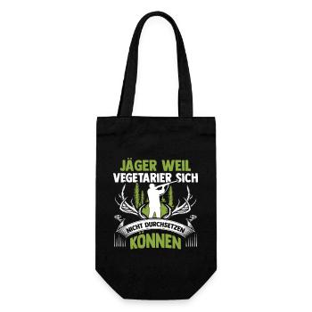 Hunting Hunting Deer Hunting Wild Boar Hunting Hunter - Gift Bag for Bottles - black - Front