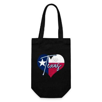 Texas - Gift Bag for Bottles - black - Front