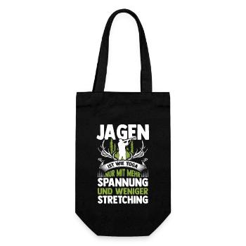 Hunting Hunting Deer Hunting Wild Boar Hunting Hunter - Gift Bag for Bottles - black - Front